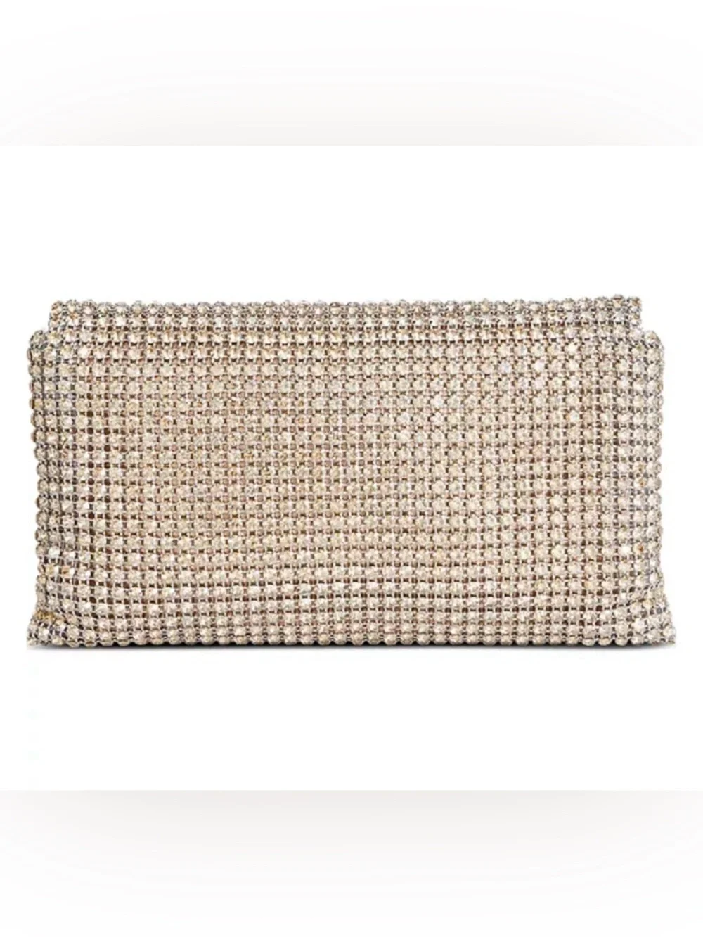 I.N.C. International Concepts Prudence Small Diamond Mesh Crossbody Rose Gold